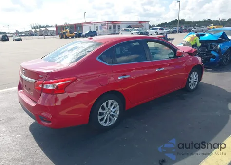 2018 Nissan Sentra Sv из США, поврежденный, VIN 3N1AB7AP7JL627109